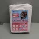 Pet Soft Disposable Cat Diapers - Diaper for Female & Male Cats, Puppy Doggie Diapers for Female Dogs with Adjustable Foam Tail Hole, X-Small (24Pcs, PK Flowers)