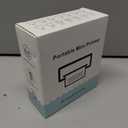 Thermal Mini Printer, Portable Inkless Sticker Maker with 11 Rolls Printing Paper, for Photo Journal Notes Memo, Compatible with iOS & Android