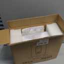 Mini Tankless Under Sink Instant Hot Water Heater Electric 3kW 120V Plug in, Enlarged LED Digital Display, Knob Control, Multi protective, IPX4, 30-55 Point of Use On Demand Water Heater, White