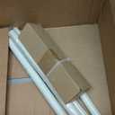 White Curtain Rods for Windows 2 Pack:Farmhouse Boho Decorative Curtain Rod for Bedroom Living Room,Heavy Duty Adjustable Rustic Drapery Rods with Vintage Coastal Finials,Antique White 18-45"