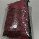 Simplebrand Rod Pocket Top Solid Voile Sheer Curtains for Bedroom, 54 Inch Length Drapes Set of 2, Lightweight and Light Filtering Elegant Red Curtains Panels Window Treatment, 42Wx54L, Burgundy