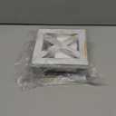 PUERSI Farmhouse Wooden Napkin Holder for Tables, Rustic Kitchen Decor for Counter, Ideal Napkin Dispenser for Dining Counter tops (White)