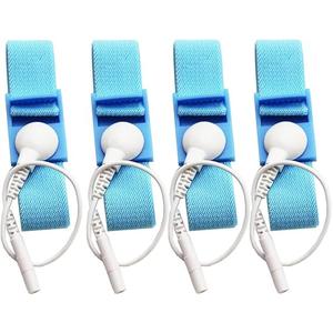 Adjustable Estim Wrist Strap Components 4pcs Blue Stim Loops 4pcs White Wires