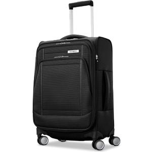 Samsonite UpLIFT Lightweight Softside Carry-On Luggage with Spinner Wheels - Expandable - Airline-Approved, Polyester Soft Suitcase for Ultra Light Travel - Black
