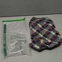 KYEESE Dog Pajamas Soft Doggie Jammies Comfy Coat Stretchy Onesie Pet Clothes Plaid Dog Pajamas for Small Dogs Boy Girl Velvet Pjs, Grey, Large (13-22lbs)