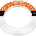 Clear Fishing Line Wire 755 ft, Invisible Monofilament Fishing Line Wire, Nylon String for Hanging Balloons Garland Crafts Picture Decorations, Clear String Threads Cords WUINOID