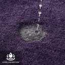 MIULEE Dark Purple Bathroom Rugs, Soft Small Absorbent Microfiber Bath Rugs Non Slip Quick Dry Fluffy Bath Mats for Bathroom Floor Tub Showers, Machine Washable, 16x24 Inch