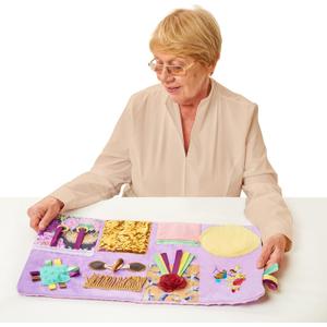 Fidget Blanket for Dementia | Calming & Comforting Dementia Activities for Seniors | Dementia Products for Elderly | Sensory Blanket | Helps with Alzheimers, Dementia, Aspergers, Autism, Anxiety