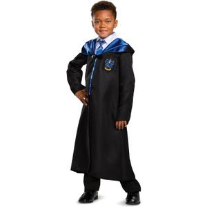 Harry Potter Robe, Official Hogwarts Wizarding World Costume Robes, Classic Kids Size Dress Up Accessory (Small (4-6), Ravenclaw)