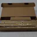 Heavy Duty Curtain Rods for Windows 66 to 120 Inch, 1 Inch Gold Curtain Rod Adjustable, Decorative Long Curtains Rods with Metal Finials, Easy Installation and Modern Design (A2,Gold,30"-120")