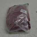 SweatyRocks Women's Criss Cross Round Neck Pullover Sweaters Long Sleeve Loose Cut Out Back Knit Tee Tops Backless Shirts (Large, Red Violet)