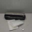 Food Sealer Vacuum Sealer-Tempered Glass Stainless Steel panel, LED Touch Control, Digital Display, Pulse/Moist/Dry/Seal/External Suction Modes, Includes 30 Vacuum Bags & Built-in Cutter (Black/Gray)