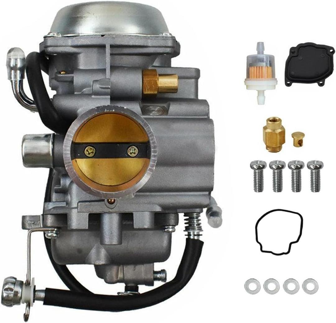 13200-19B92 Carburetor Carb Kit Compatible with King Quad 250 LTF4WDX 300 LTF4WDX LTF300F 4x4 1991-1999 13200-39D22 13200-39D42 13200-19B92 Carburetor Carb Kit Compatible with King Quad 250 LTF4WDX 300 LTF4WDX LTF300F 4x4 1991-1999 13200-39D22 13200-39D42