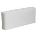HDPE Block PE Polyethylene Solid Plastic Tapping Block High Density Sheet for Machining,Home Improvements,Prototypes,DIY Projects,Engineering(1" x 4" x 12" White)