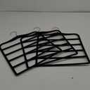 Closet Organizers and Storage,3 Pack Velvet Pants-Hangers-Space-Saving,Non Silp 5 Tier Scarf Jeans Organizer,Dorm Room Essentials for College Students Girls Boys Guys,Organization and Storage (Black)