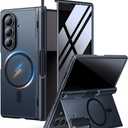 MOBOSI for Z Fold 7 Case with Stylus Pen [Compatible with Magsafe][Built-in Kickstand & Privacy Screen Protector & Full Body Hinge Protection & Pen Slot] Slim&Thin for Samsung Galaxy Z Fold7, Black