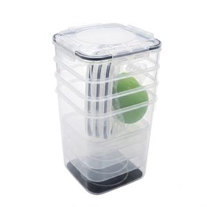 4 Pcs Airtight Plastic Food Storage Container.