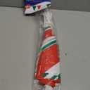 Beistle Red White and Green Pennant Banner, Plastic Decoration with Triangle Flags, Italian Christmas Fiesta Cinco de Mayo Party Supplies Indoor Outdoor Event Dcor, 17 x 30