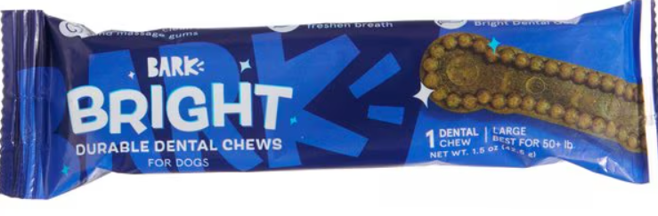 Barkbox Bright Durable Dental Chew Sticks for Dogs - Made for Tough Chewers, Small Breeds (1 PCS), BBD 09/17/2026
