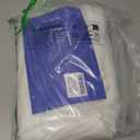 MIULEE White Linen Curtains 84 Inch Length 2 Panels for Bedroom Living Room, Soft Thick Linen Textured Back Tab Window Drapes Semi Sheer Light Filtering Rod Pocket Modern Farmhouse Decor