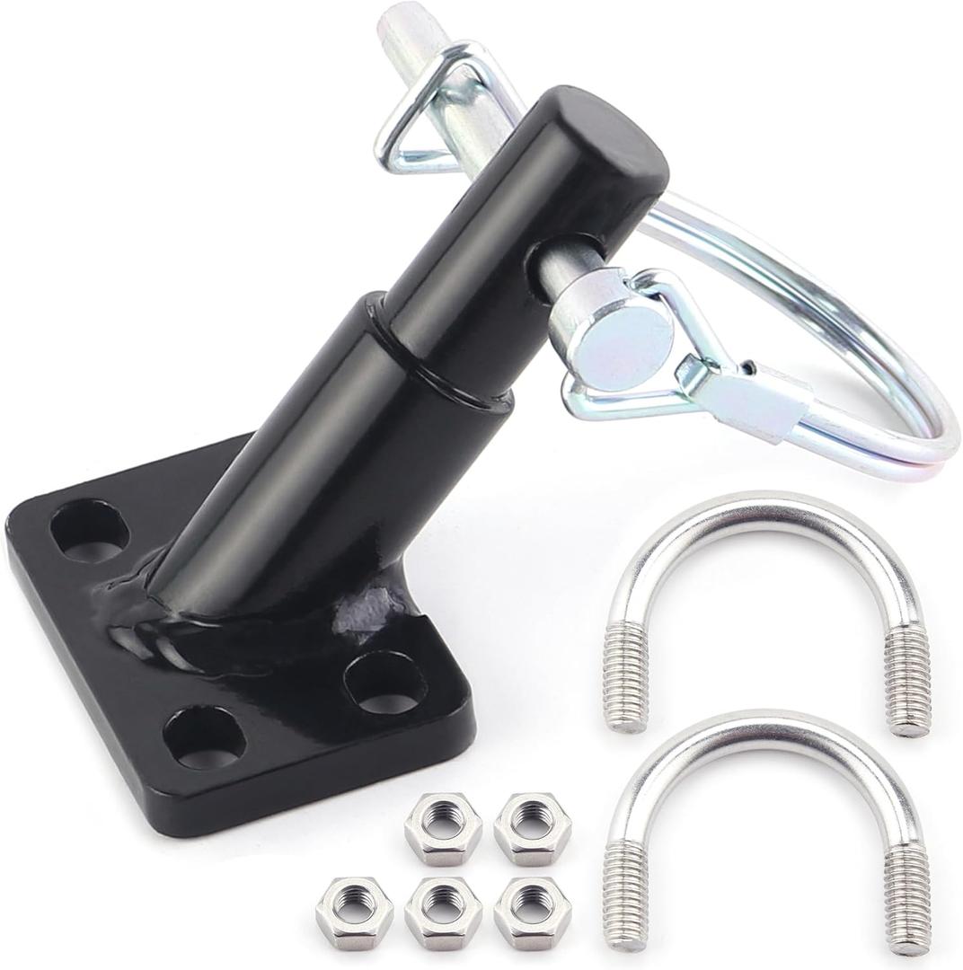 2025 Upgraded Bike Trailer Hitch Coupler Attachment for Schwinn & Instep Bike Trailer Parts, Bicycle Trailer Adapter for Kids & Dog Bike Cargo Trailers Connector Accessories, Remolque para Bicicleta (for diameter 17mm)