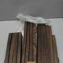 Blanket Ladder for the Living Room 6-Tier, Wooden Decorative Quilt Holder for Bed room, Wall-Leaning Towel Rack for BathroomRustic Farmhouse Ladders for Display. (Dark Brown)