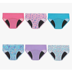 Hanes Girls' Hanes Toddler Girls' Potty Trainer Briefs, 6-Pack 2T-3T