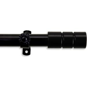 Theo Curtain Rod 120-170 inch - Black