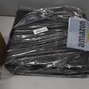 SpaceAid 2 Pack Hanging Closet Organizer and Storage with Dividers, 24 Compartments Hanging Shoe Shelves for Closet, Wardrobe, RV, Garment Rack - Black