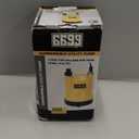 1/6HP Portable Utility Pump Submersible Small Backup Sump Pump Draining pump to Remove Water from Flooding House Basement Pool Tankless Heater Flushing Pump with 10-Foot Cord SUB 1100