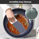 Nuwave Lux LE 13-Pc Cookware Set with Elegant Gold Handle, Diamond Infused Ceramic Non-Stick, PFAS Free, Premium Metal Lids, Ergonomic Stay-Cool Handles, Induction Ready & Compatible w/All Cooktops, Multiple