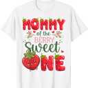 Mommy Of The Berry Sweet One 1St Birthday Strawberry T-Shirt (Small)