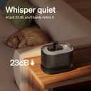 PETLIBRO Cat Water Fountain, Cordless Pet Water Fountain Battery Operated, 2.5L/84oz Dockstream Water Fountains for Cats Indoor, Cat Fountain with Stainless Steel Tray, Easy to Clean BPA-Free