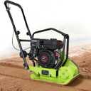 Plate Compactor 6.5HP with 196cc 5400 VPM Gas Engine, 20"x15" Compactor Plate Machine, 2500 lbs Compaction Force Plate Tamper, Soil Compactor Machine for Pavers, Walkways, Yard