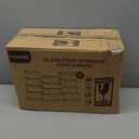 KOMUEE 30 Pieces Glass Food Storage Containers Set, Glass Meal Prep Containers Set with Snap Locking Lids, Airtight lunch Containers for Microwave, Oven, Freezer & Dishwasher, Gray