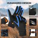 rivmount Kids Warm Winter Gloves Touchscreen Water-Resistant Cycling Running Skiing in Outdoor Cold Weather for Boy Girl