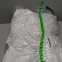 Pureegg Rectangle Table Cloth 60" x 84"  8 Packs, Durable Polyester Tablecloth Offers Reusable & Washable Protection, Ideal for Outdoor Party, Picnic, Wedding, Banquet and Birthday, White