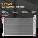 3Row Aluminum Radiator for 1988-1997 Chevy GMC C1500 C2500 C3500 K1500 K2500 K3500 5.0L 5.7L 1989 1990 1991 1992 1993 1994 1995 Replacement Radiators