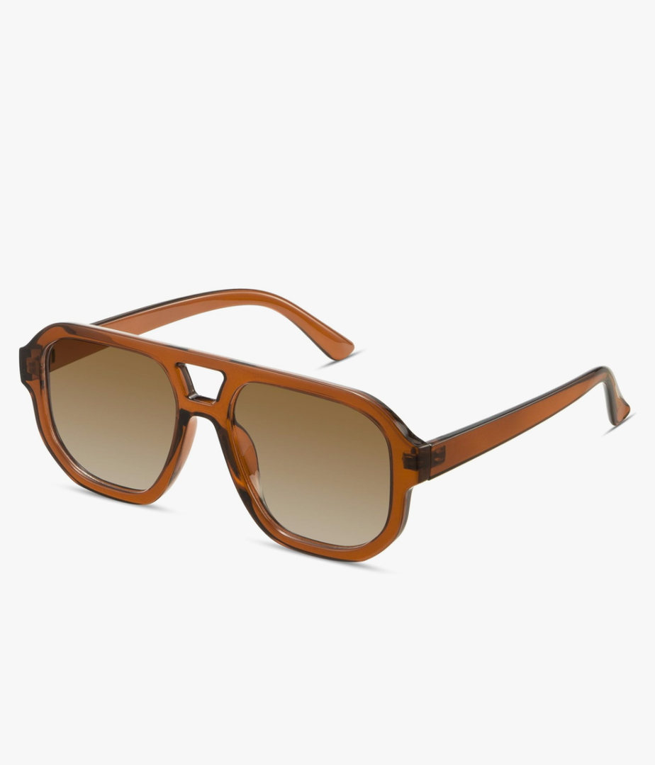 livho Trendy Polarized Square Aviator Sunglasses Women Men Square Eyewear Frame, Retro Sun Glasses for Women Men 2025 Shades