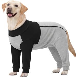 Nanaki Soft Surgery Suit for Dogs Male Neuter Female-Stretchy Dog Surgical Suit Dog Surgery Recovery Suits, No-Lick Onesie, Shedding Suits Protective Pet Wear Cone Alternativ Prevent Licking,Red,3XL