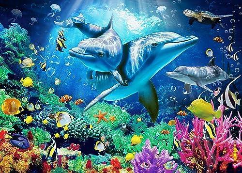 Nattork Jigsaw Puzzles 1000 Pieces for Adults, Families (Sea World) Pieces Fit Together Perfectly