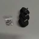 Learay 6 Pack Rubber Coated Magnets, 31 LBS Neodymium Magnet Base with M6 Threaded Studs, Strong Mounting Stud Magnet Black Rare Earth Magnets for Light Bar Mirror Camera Tool