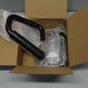 Front Grab Handle Kit Aluminum Alloy Grab Bar for 2007-2018 Jeep Wrangler JK JKU Rubicon Sport Sahara (Black)