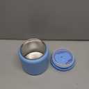 BABHAMNESS 26oz Soup Thermo for Hot Food Kids Insulated Vacuum Food Jar with Buckle Lid,Wide Mouth Leakproof Stainless Steel Lunch Container Blue