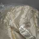 Satin Queen Comforter Set Silk Like Satin Bedding Set Hotel Soft Polyester Beige Bed Set Luxury Silky Pillow Cover with Quilt Set Ruffle Down Comforter Home Decor