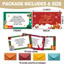 2 x Christmas Scavenger Hunt Cards, Scavenger Hunt Clue Game Card for Adults Family, Christmas Party Decorations Supplies, 16 Cards with Envelopes- B03