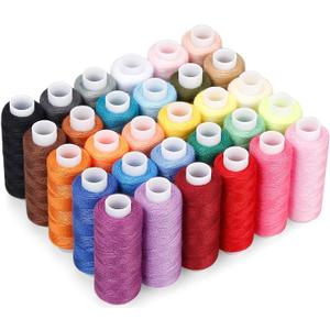 CiaraQ Sewing Threads Kits, 30 Colors Polyester 250 Yards Per Spools for Hand Sewing & Embroidery