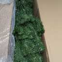 National Tree Company 6 ft Pre-lit Artificial Christmas Tree, North Valley Spruce, 300 Clear Lights, Hinged Branches, 800 Branch Tips, Includes Stand, Green