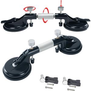 2 PCS Seam Setter Granite Adjustable Suction Cup for Countertops Installation Tools Seam Leveling and Joining for Tile Marble Slab Quartz Stone