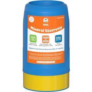 6100 Replacement Mineral Reservoir Cartridge Compatible with Frog Model 6100 Cyclers, Up to 25K Gallons 1 Pack